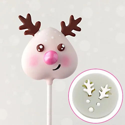 Cara y cuernos de reno – My Little Cakepop, llc Cara y cuernos de reno – My Little Cakepop, llc