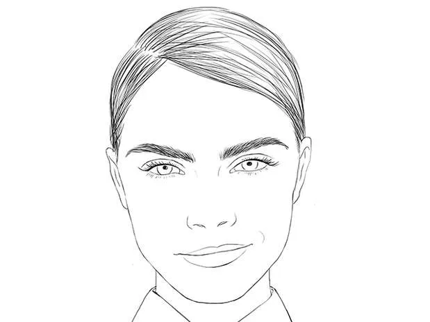 Rostro de hombre para dibujar - Imagui