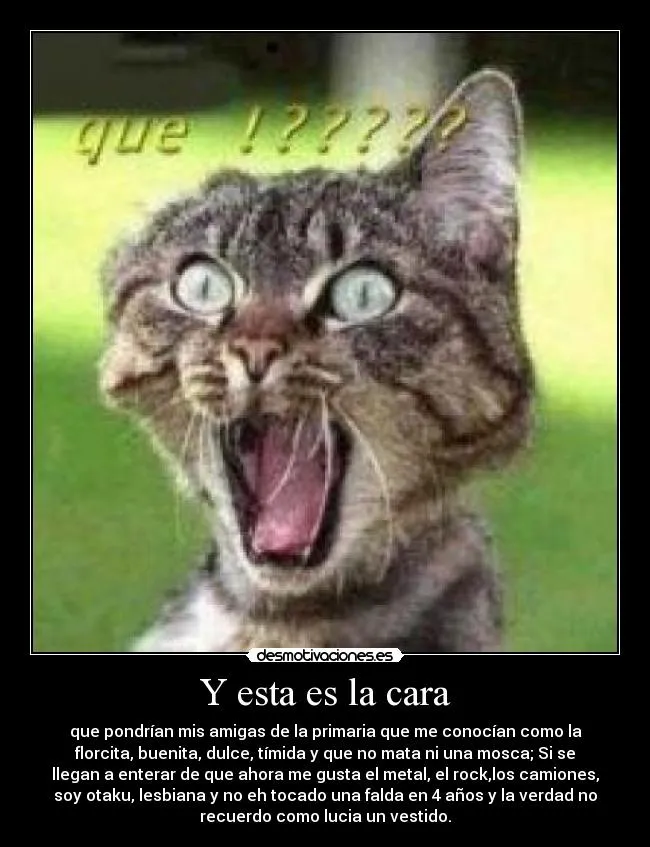 Y esta es la cara | Desmotivaciones