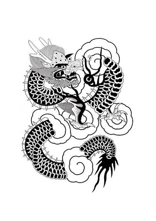 Bocetos de dragones chinos - Imagui