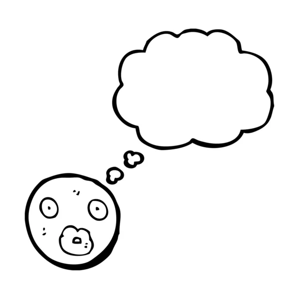 cara de Emoticon con labios haciendo pucheros — Vector stock ...