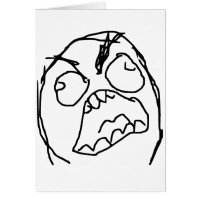 Cara enojada Meme de la rabia de Fuu Fuuu del indi Felicitacion de ...