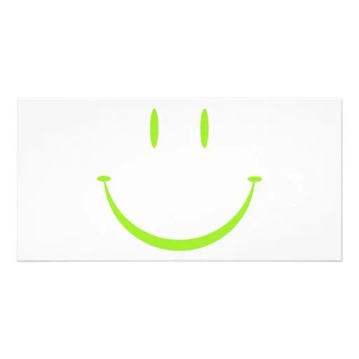 Cara feliz: Verde Tarjetas Con Fotos Personalizadas de Zazzle. Cara feliz: Verde Tarjetas Con Fotos Personalizadas de Zazzle.