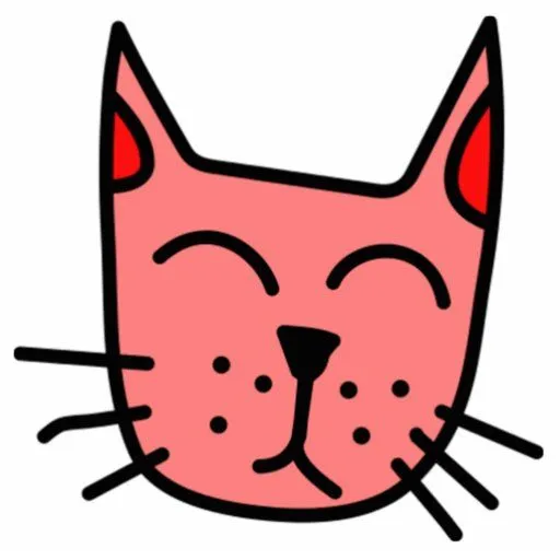 Cara del gato del dibujo animado fotoescultura vertical | Zazzle Cara del gato del dibujo animado fotoescultura vertical | Zazzle