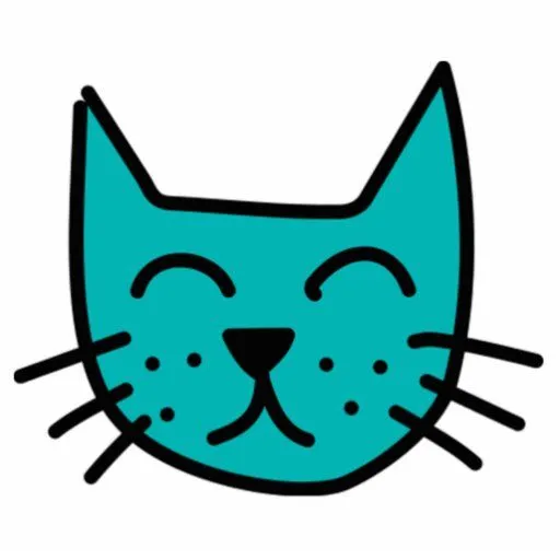 Cara del gato del dibujo animado fotoescultura vertical | Zazzle