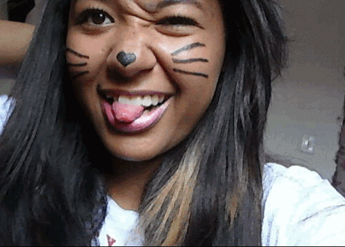 Como pintar la cara de gatito - Imagui
