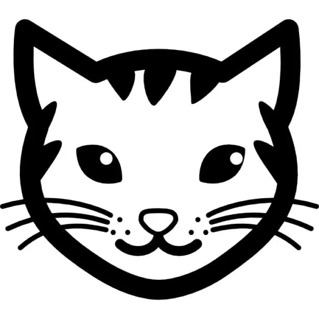 Cara del gato de rayas | Descargar Iconos gratis