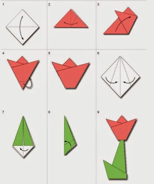Cara membuat origami bunga - rame pengunjung Cara membuat origami bunga - rame pengunjung