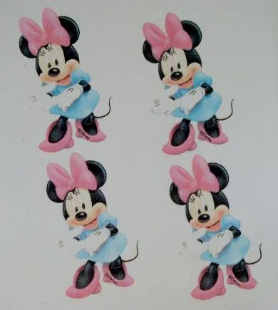 Moldes de cara de Minnie Mouse - Imagui