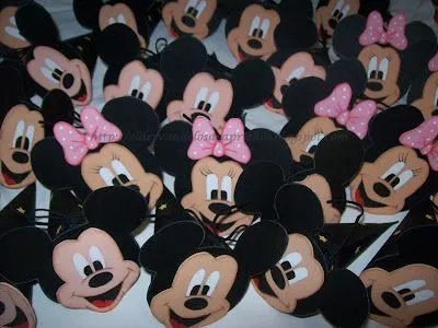 Cara de Mickey Mouse en goma eva - Imagui