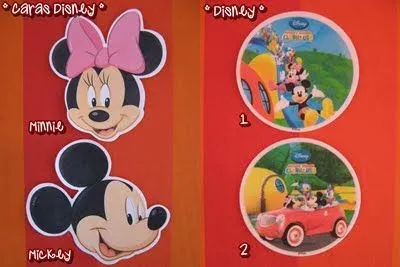 Cara Minnie (20cm) / Cara Mickey (21,50cm) - 2,00* / Circulares (14cm ... Cara Minnie (20cm) / Cara Mickey (21,50cm) - 2,00* / Circulares (14cm ...