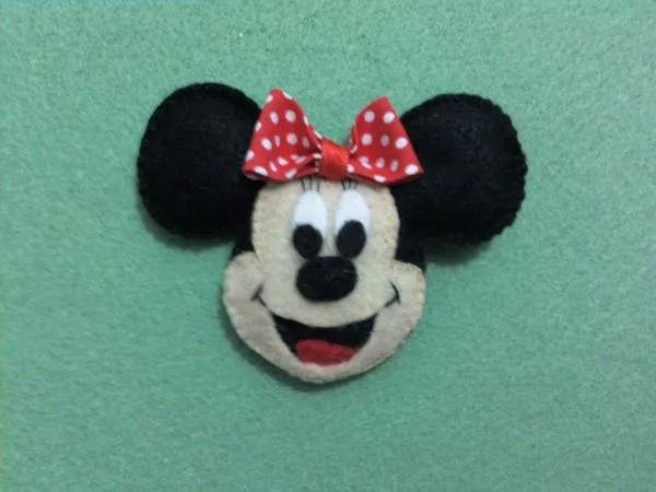Como hacer la cara de Minnie - Imagui