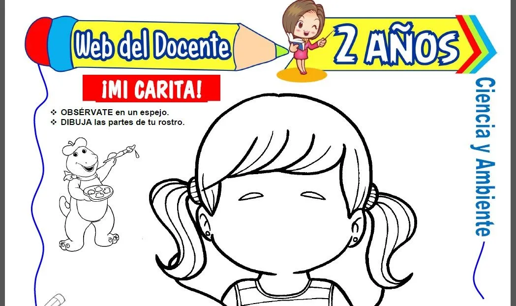 Mi Cara para Niños de 2 Años – Web del Docente Mi Cara para Niños de 2 Años – Web del Docente