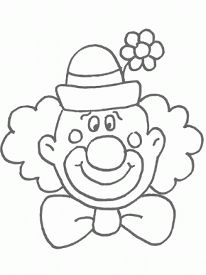 Cara de Payaso para colorear ~ Colorear el Dibujo | DD | Pinterest ... Cara de Payaso para colorear ~ Colorear el Dibujo | DD | Pinterest ...