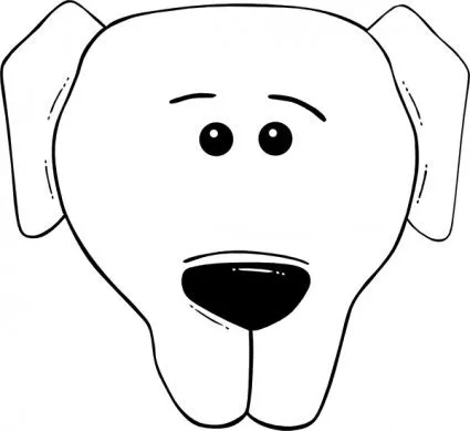 Caras de perros dibujos - Imagui