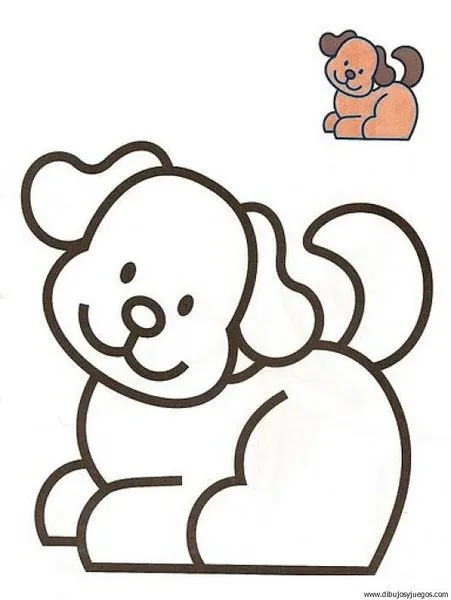 perro-02 | Dibujos y juegos, para pintar y colorear perro-02 | Dibujos y juegos, para pintar y colorear