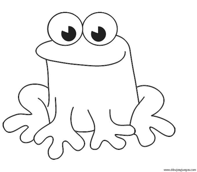 Sapo cara colorear - Imagui