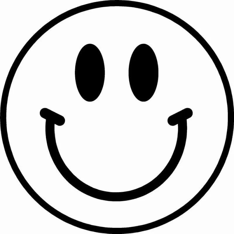 Cara Sonriente Simple para colorear, imprimir e dibujar –ColoringOnly.Com Cara Sonriente Simple para colorear, imprimir e dibujar –ColoringOnly.Com