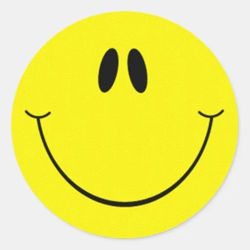Cara sonriente tonta pegatina redonda de Zazzle. Cara sonriente tonta pegatina redonda de Zazzle.