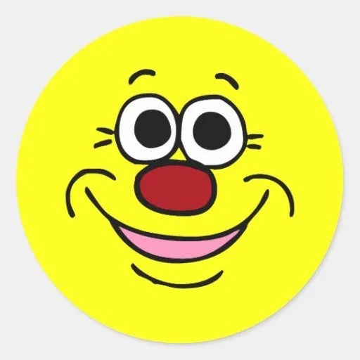 Cara sonriente tranquila Grumpey Etiquetas Redondas | Zazzle Cara sonriente tranquila Grumpey Etiquetas Redondas | Zazzle