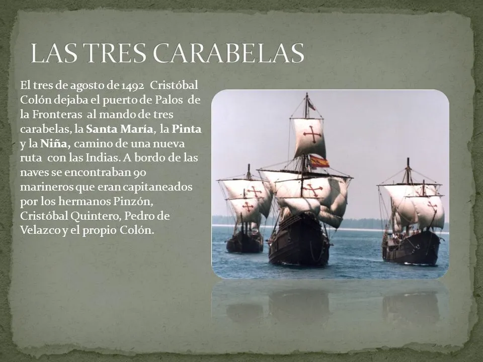 LAS CARABELAS : Cristóbal Colón - ppt descargar LAS CARABELAS : Cristóbal Colón - ppt descargar