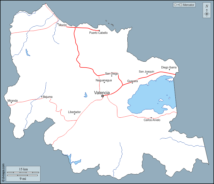 Carabobo Mapa gratuito, mapa mudo gratuito, mapa en blanco gratuito, plantilla de mapa contornos, hidrografía, principales ciudades, carreteras, nombres Carabobo Mapa gratuito, mapa mudo gratuito, mapa en blanco gratuito, plantilla de mapa contornos, hidrografía, principales ciudades, carreteras, nombres