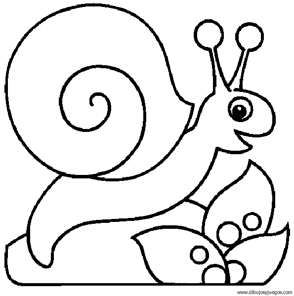 caracol-02 | Dibujos y juegos, para pintar y colorear