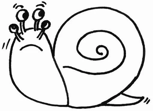 Caracol para colorear. Dibujos de caracoles para pintar y colorear Caracol para colorear. Dibujos de caracoles para pintar y colorear
