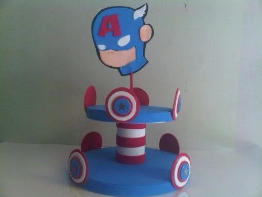 Caramelera Capitan America | Manualidades | Pinterest | America Caramelera Capitan America | Manualidades | Pinterest | America