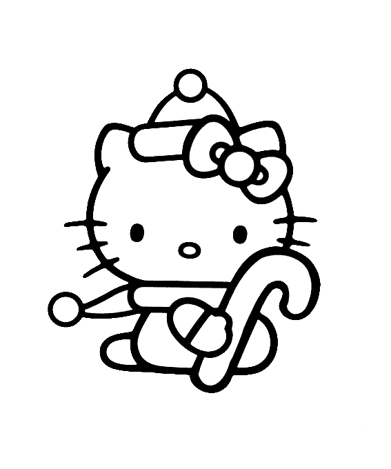 Dibujos para colorear de kitty para imprimir - Imagui