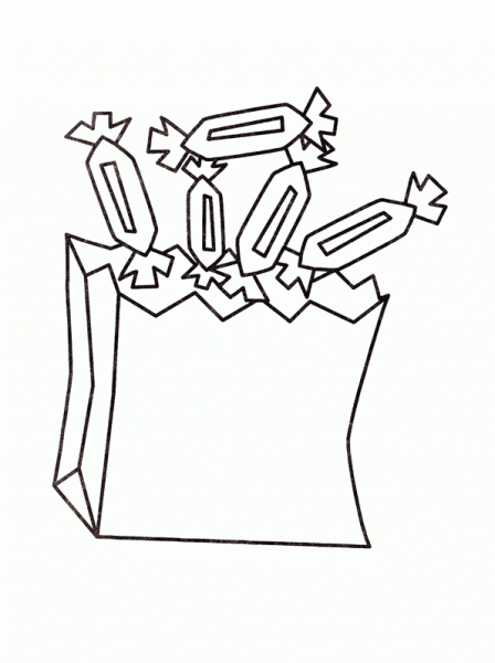 caramelos | Dibujos y juegos, para pintar y colorear