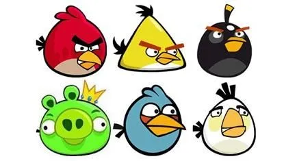 Caras de Angry Birds para imprimir - Imagui