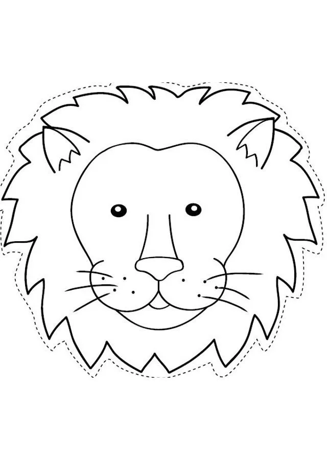 ▷ Caras de animales - Dibujosparacolorear.eu ▷ Caras de animales - Dibujosparacolorear.eu
