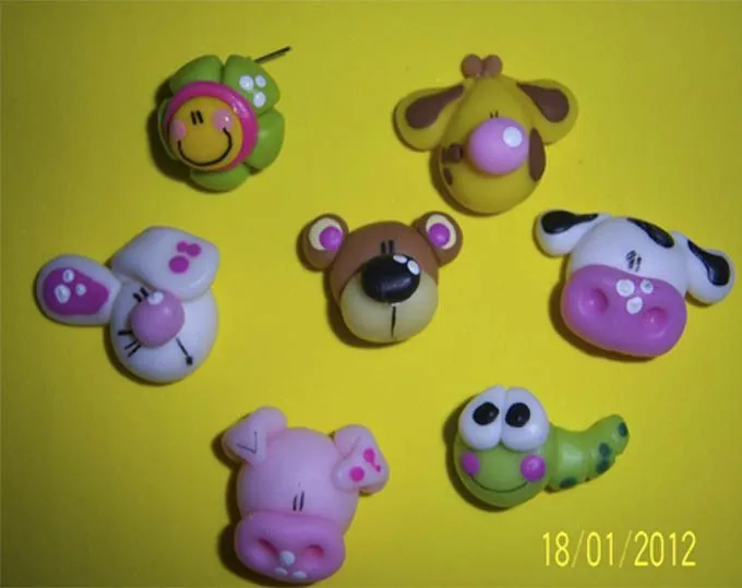 Caras de animales en porcelana fria - Imagui | Porcelana fría ...