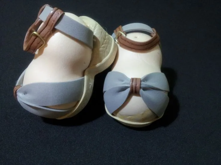 Zapatos para fofucha, sandalias con cuña en Goma EVA. | Ideas para ...