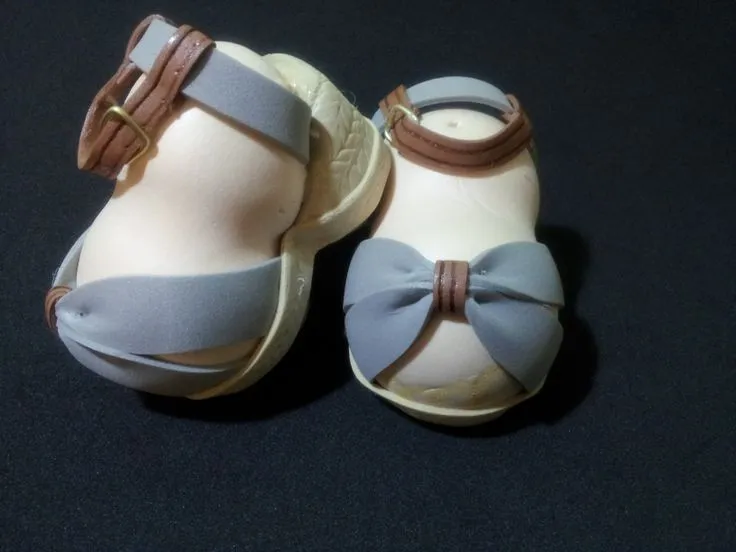 Zapatos para fofucha, sandalias con cuña en Goma EVA. | Ideas para ... Zapatos para fofucha, sandalias con cuña en Goma EVA. | Ideas para ...