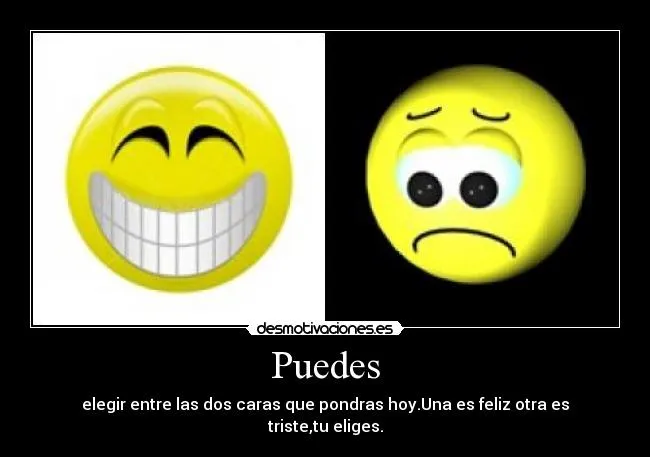 Caras feliz y triste - Imagui