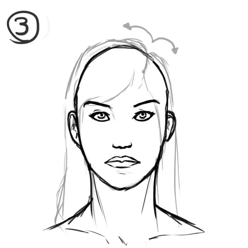 Rostros de mujeres para colorear - Imagui
