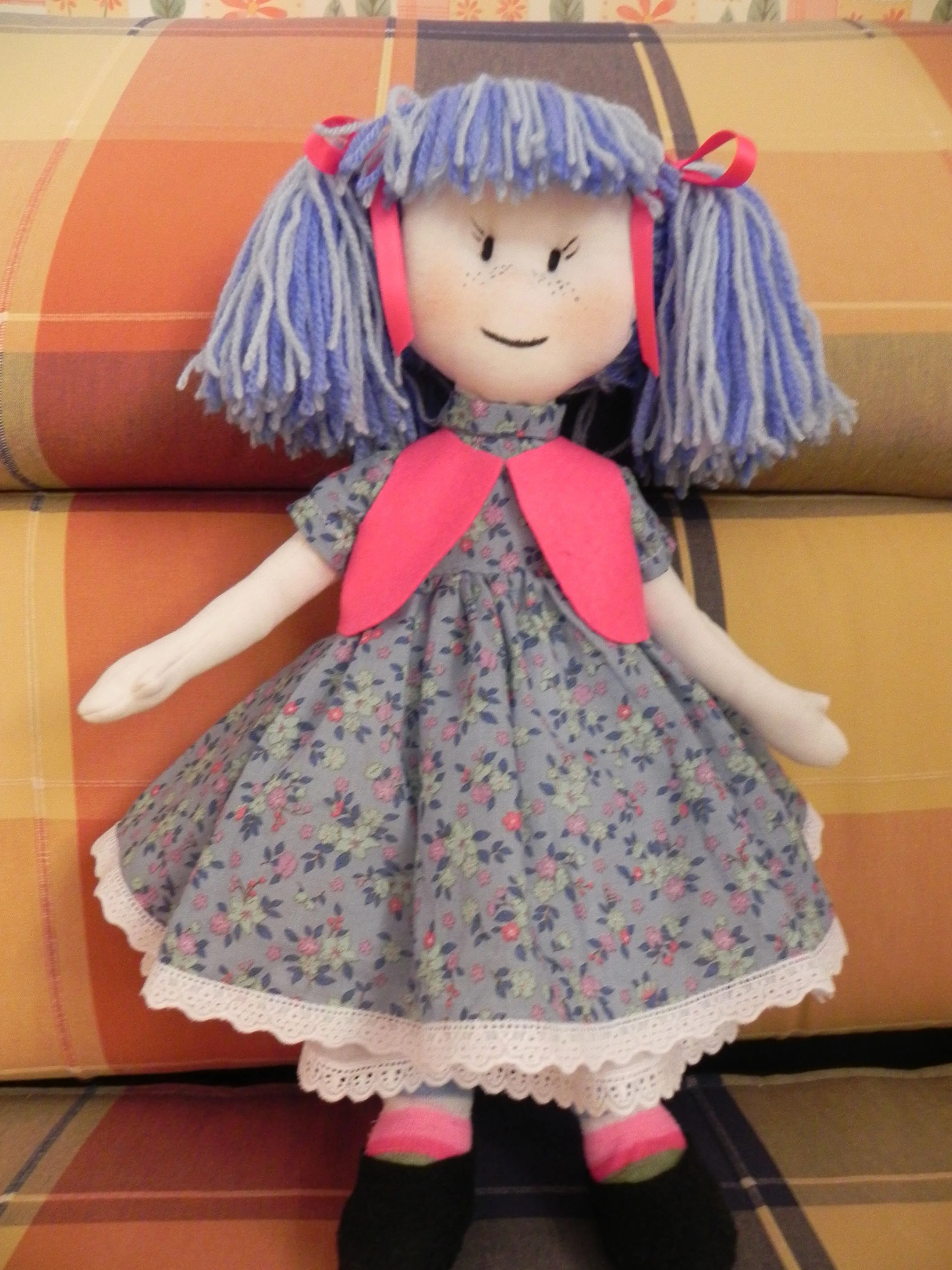 Patchwork muñeca de trapo, tutorial y patrones. Doll' clothes ...