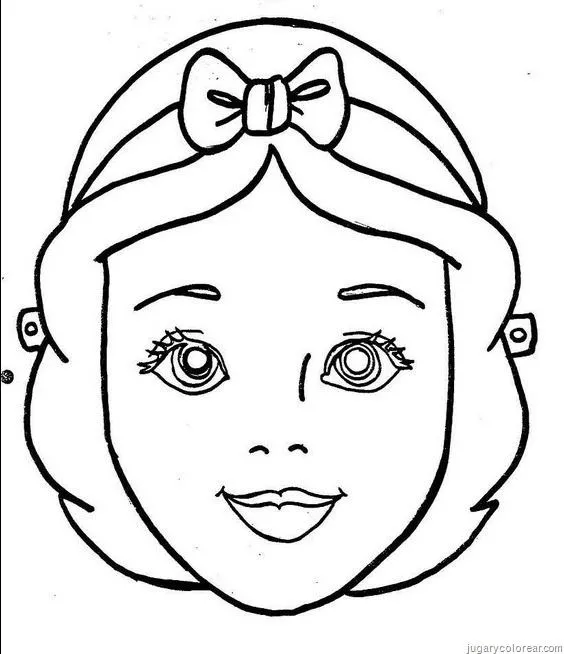 Carita de niño y niña para colorear - Imagui