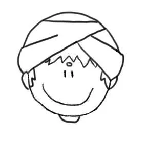 CARAS DE NIÑOS PARA PINTAR
