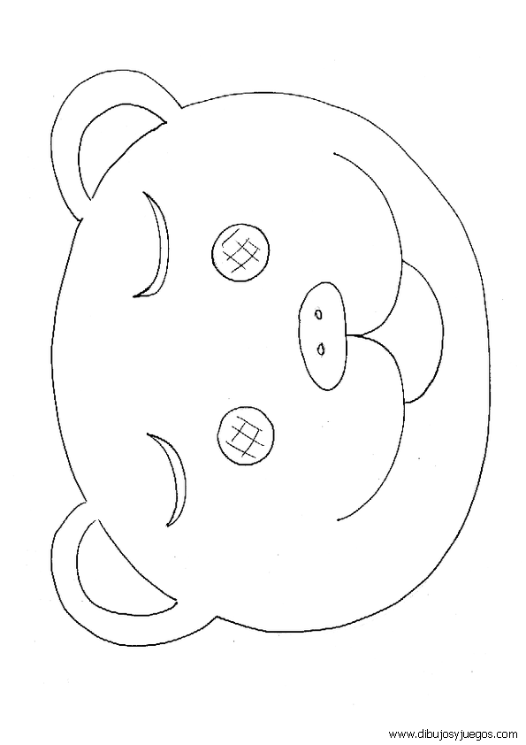 Caras de osos para pintar - Imagui