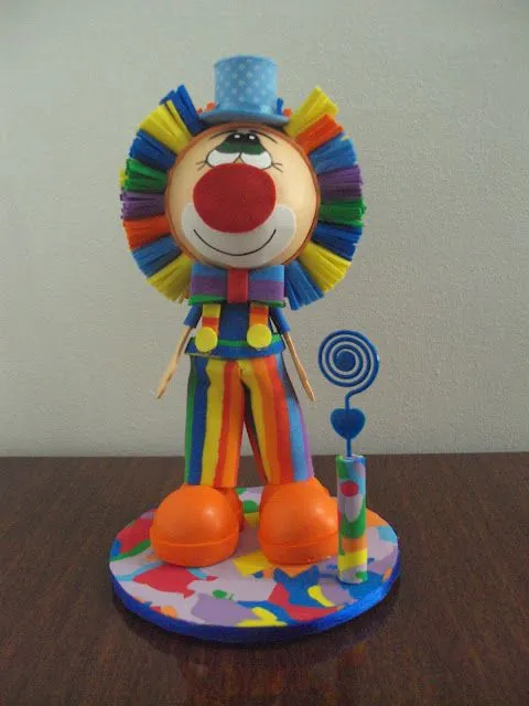 Fofucha payaso molde - Imagui
