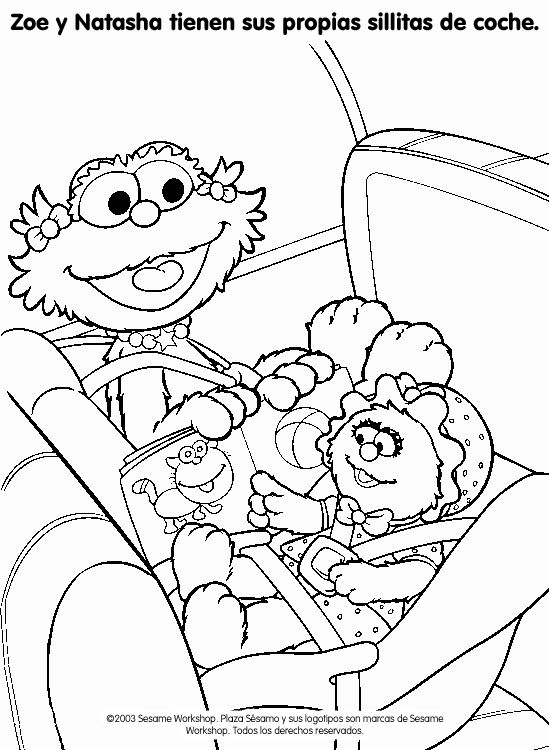 Caras de Plaza Sésamo para colorear - Imagui