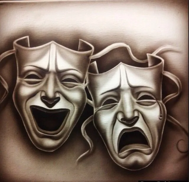 caras del teatro on Pinterest | Drama Masks, Comedy and Masks