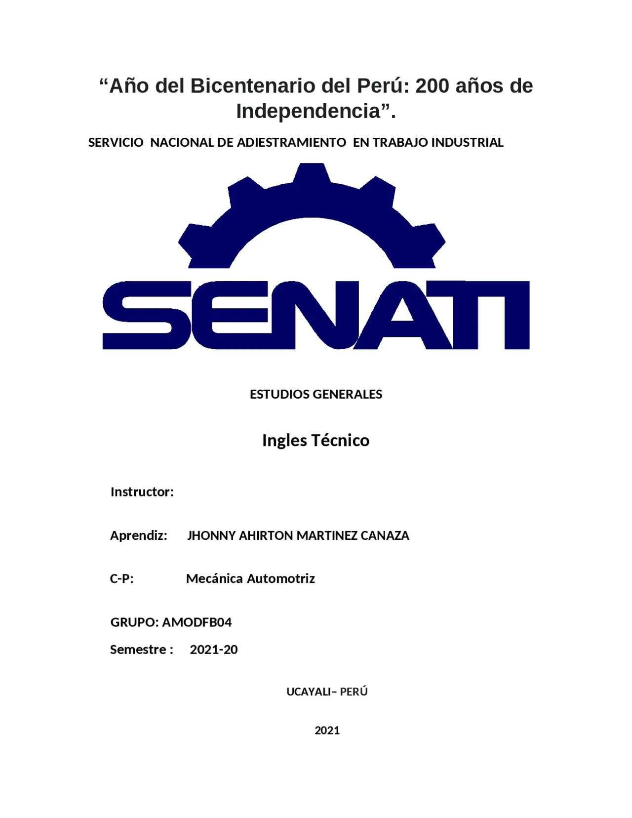 Caratula - de entregables - senati | Diapositivas de Física | Docsity Caratula - de entregables - senati | Diapositivas de Física | Docsity