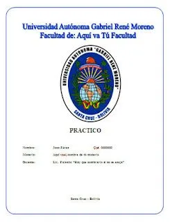 Caratula para universidad - Imagui