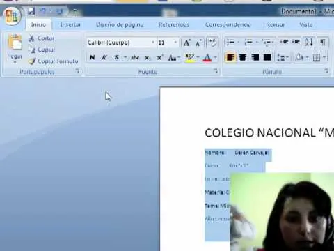 CARATULA EN WORD - YouTube