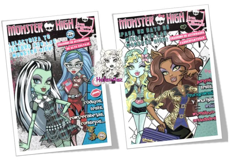 Cuadernillos de Actividades Monstruosas. | Helenitaz... personal blog