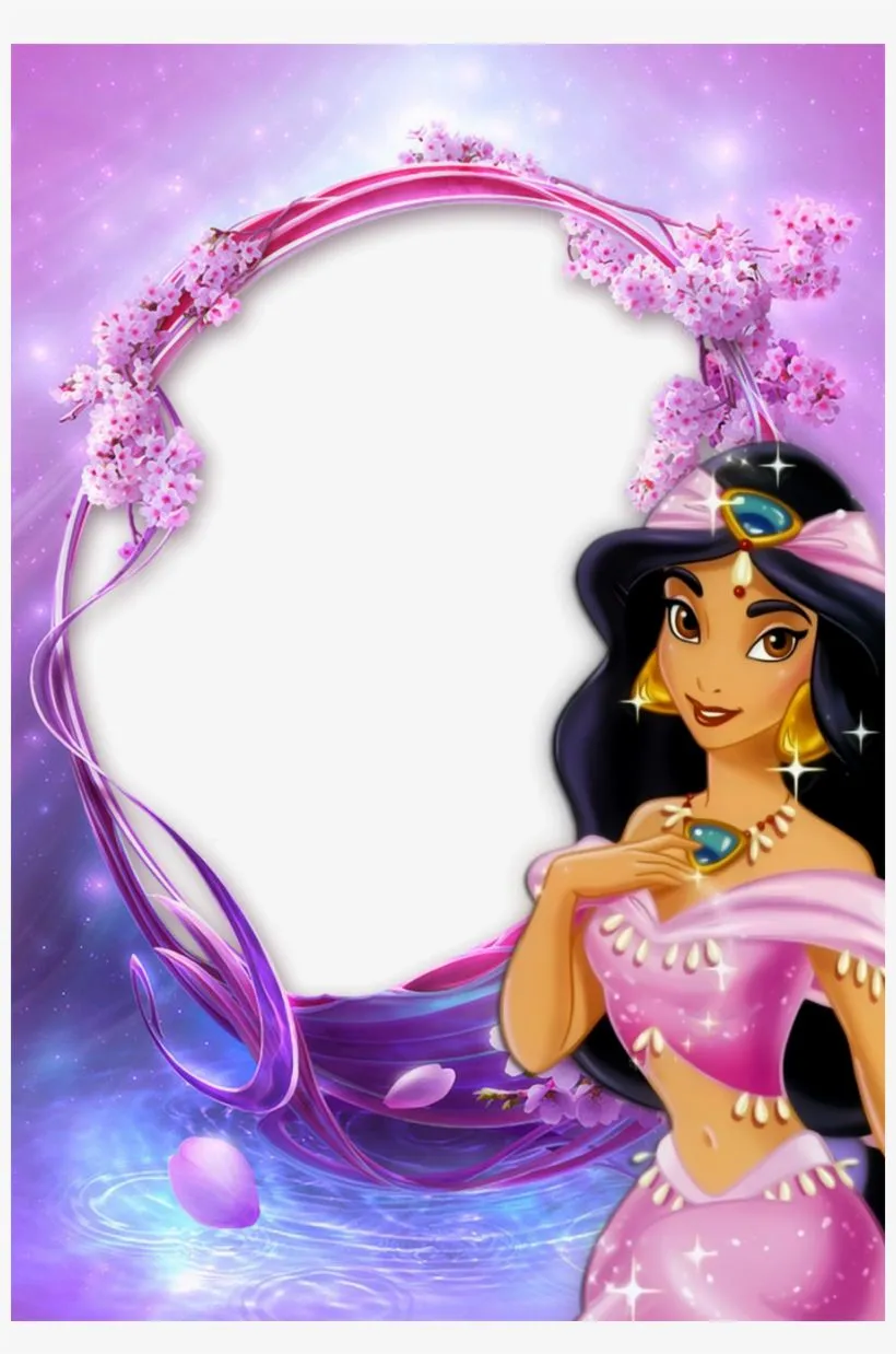 Caratulas De Niñas De Princesas Clipart Princess Jasmine - Marcos Para  Fotos De Princesa Jazmin PNG Image | Transparent PNG Free Download on  SeekPNG